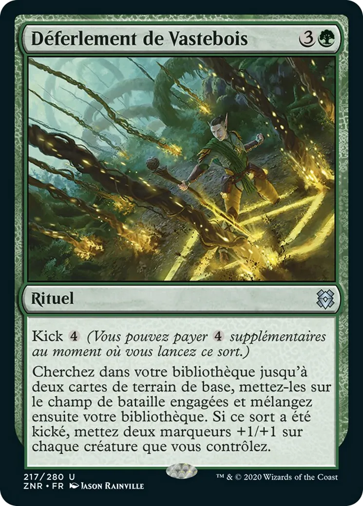 Déferlement de Vastebois — Zendikar Rising — Magic: The Gathering