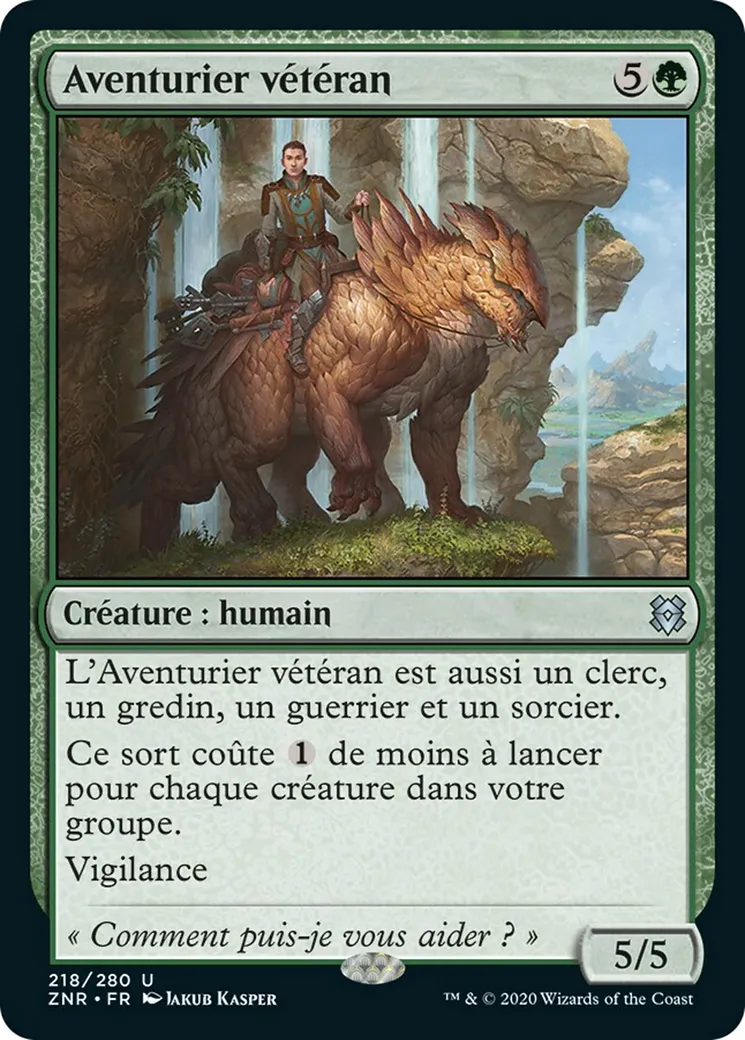 Aventurier vétéran — Zendikar Rising — Magic: The Gathering