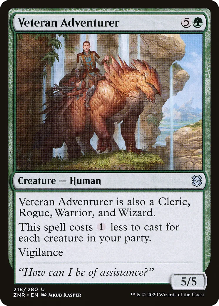 Veteran Adventurer — Zendikar Rising — Magic: The Gathering