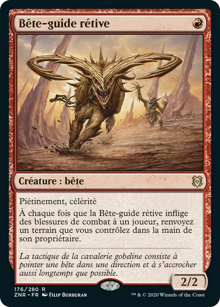 Bête-guide rétive — Zendikar Rising — Magic: The Gathering