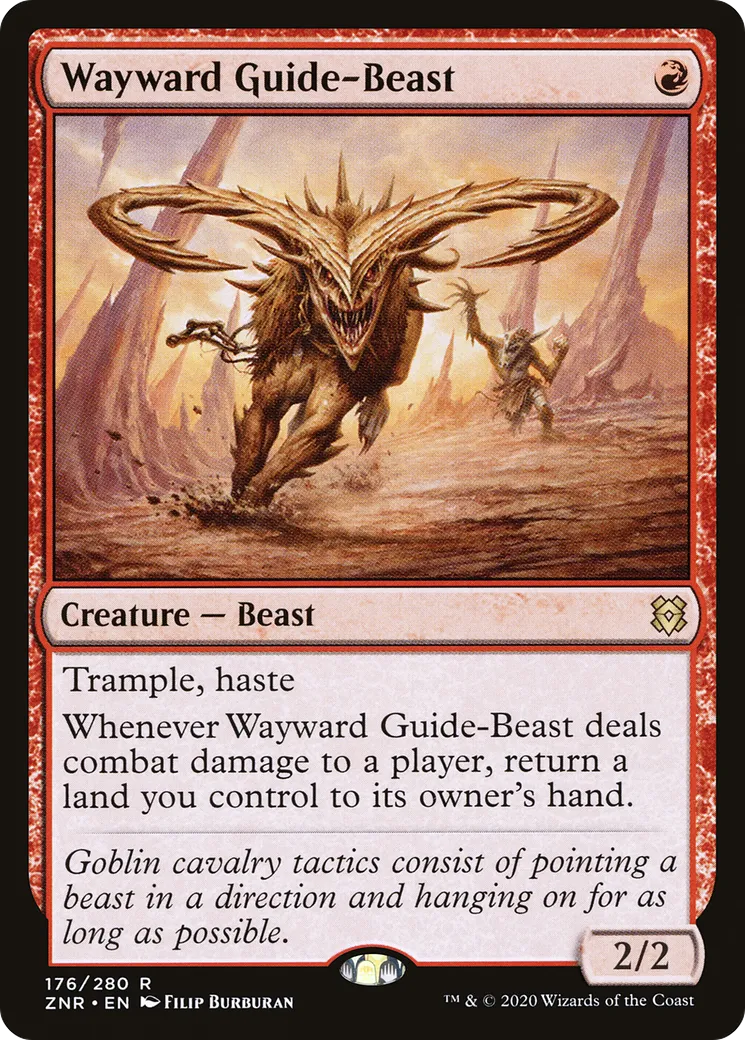 Bête-guide rétive — Zendikar Rising — Magic: The Gathering