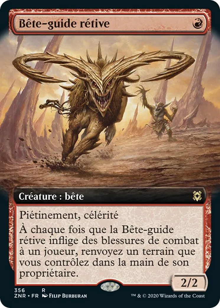 Bête-guide rétive — Zendikar Rising — Magic: The Gathering