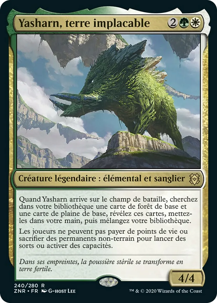 Yasharn, terre implacable — Zendikar Rising — Magic: The Gathering