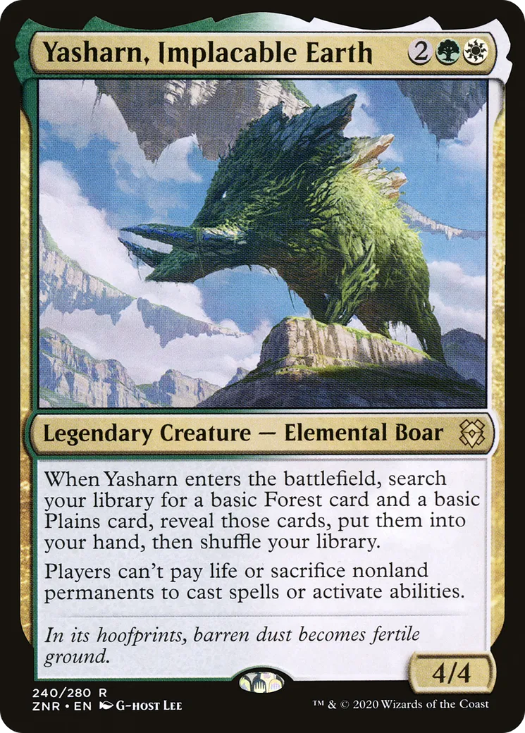 Yasharn, terre implacable — Zendikar Rising — Magic: The Gathering