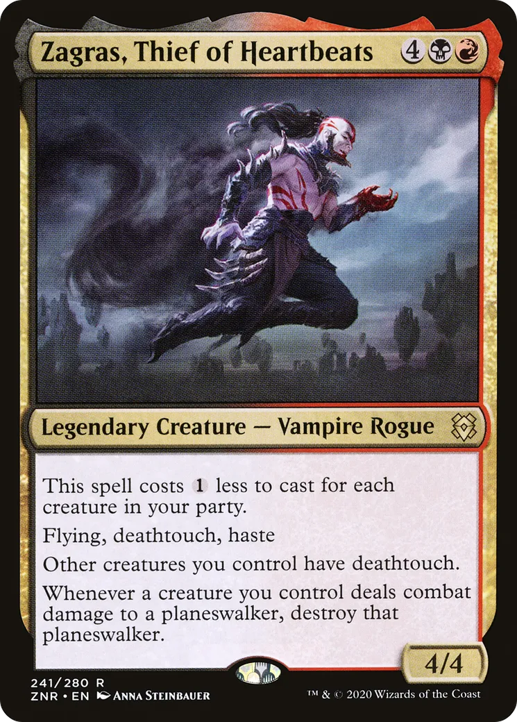 Zagras, Thief of Heartbeats — Zendikar Rising — Magic: The Gathering