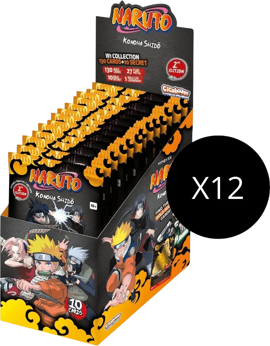 Case de displays Konoha Shido (Seconde édition) — Konoha Shidō (2nd Edition) — Naruto Mythos TCG