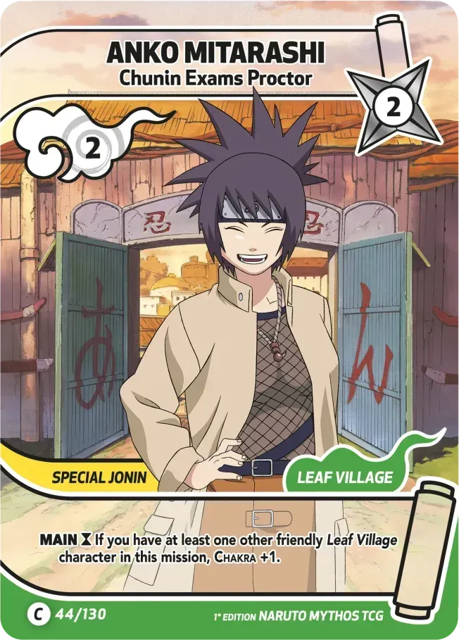 Anko Mitarashi - Genin Exams Proctor from Konoha Shidō (2nd Edition) - Naruto Mythos TCG