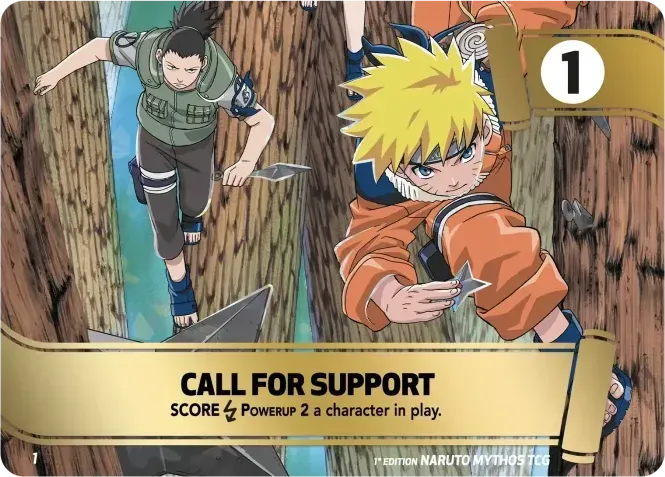 Appel De Soutien — Konoha Shidō (2nd Edition) — Naruto Mythos TCG