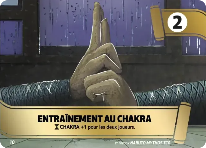 Entraînement Au Chakra — Konoha Shidō (2nd Edition) — Naruto Mythos TCG