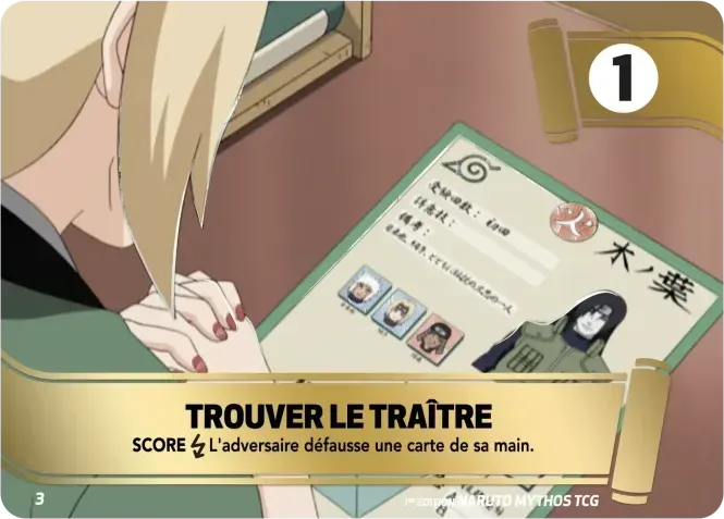 Trouver Le Traître — Konoha Shidō (2nd Edition) — Naruto Mythos TCG