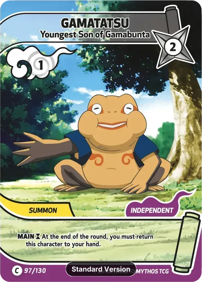 Gamatatsu - Youngest Son of Gamabunta — Konoha Shidō (2nd Edition) — Naruto Mythos TCG
