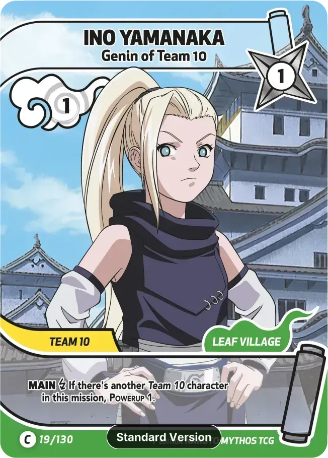 Ino Yamanaka - Genin of Team 10 — Konoha Shidō (2nd Edition) — Naruto Mythos TCG