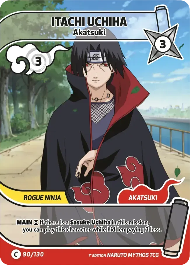 Itachi Uchiha - Akatsuki Investigator — Konoha Shidō (2nd Edition) — Naruto Mythos TCG