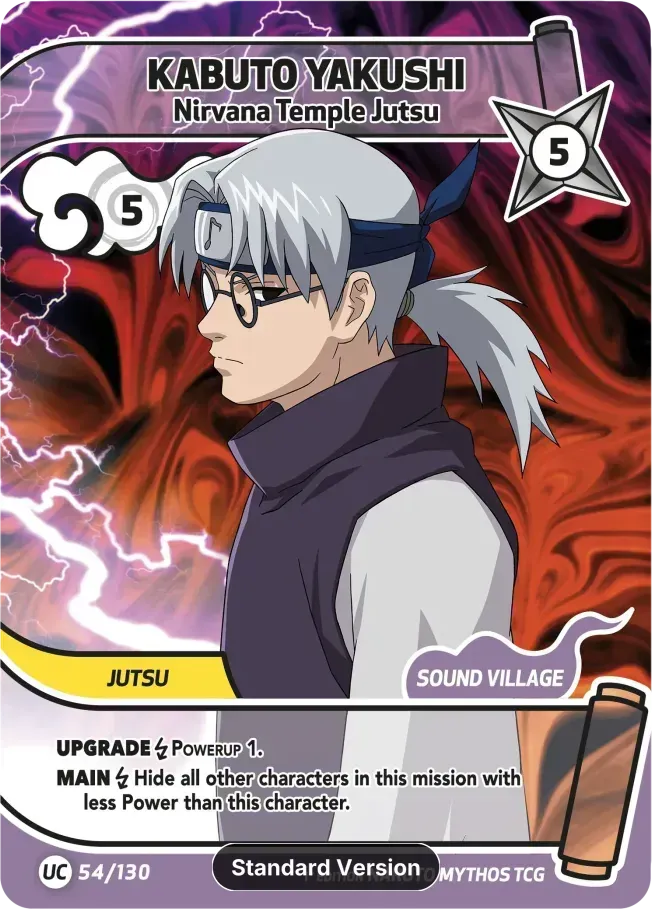 Kabuto Yakushi - Nirvana Temple Jutsu — Konoha Shidō (2nd Edition) — Naruto Mythos TCG