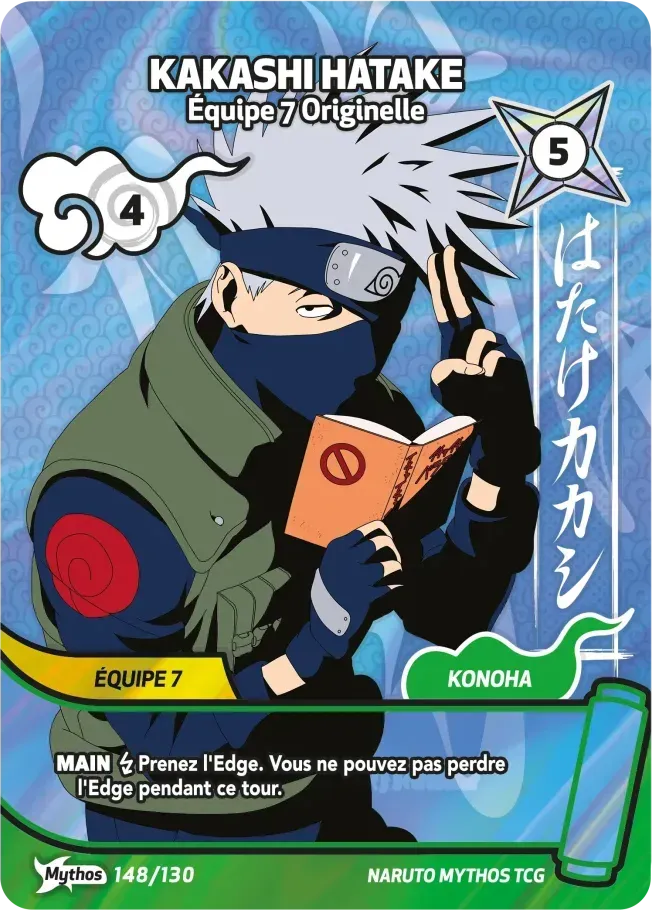 Kakashi Hatake - Équipe 7 originelle from Konoha Shidō (2nd Edition) - Naruto Mythos TCG