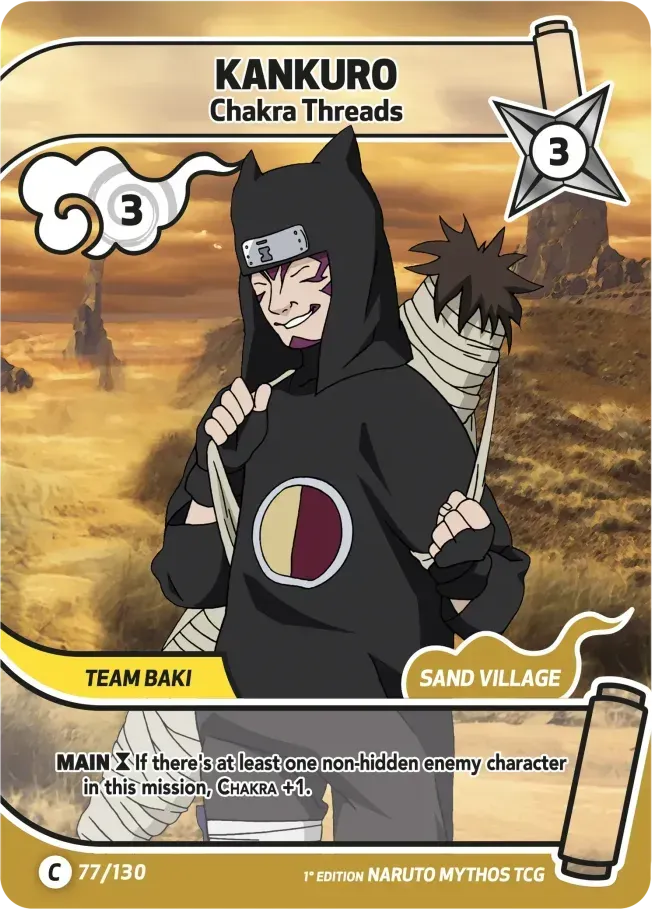 Kankuro - Chakra Threads — Konoha Shidō (2nd Edition) — Naruto Mythos TCG