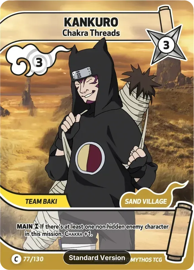 Kankuro - Chakra Threads — Konoha Shidō (2nd Edition) — Naruto Mythos TCG