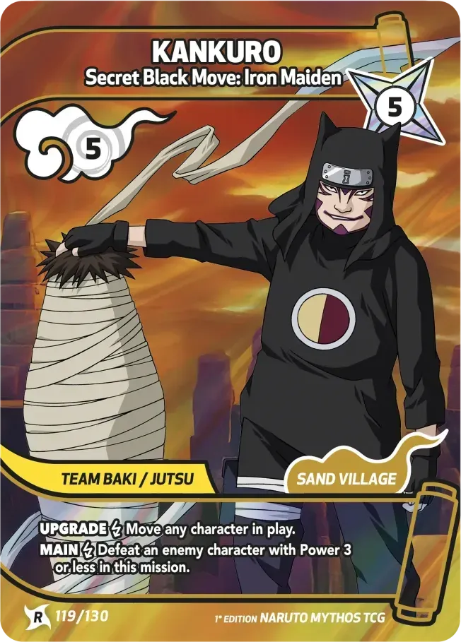 Kankurô - Le théâtre de marionnettes, La technique de la Chambre Noire — Konoha Shidō (2nd Edition) — Naruto Mythos TCG