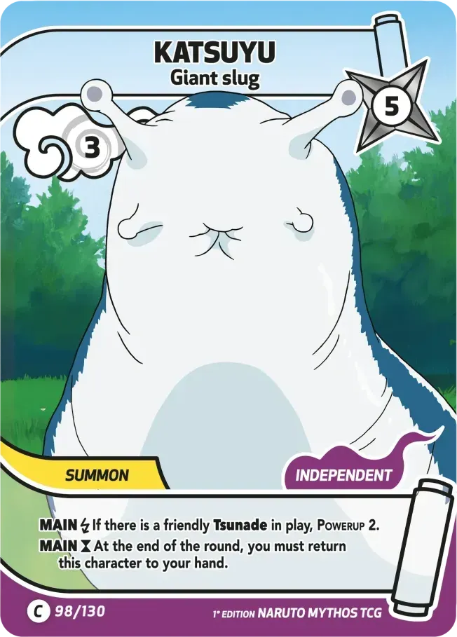 Katsuyu - Giant Slug from Konoha Shidō (2nd Edition) - Naruto Mythos TCG