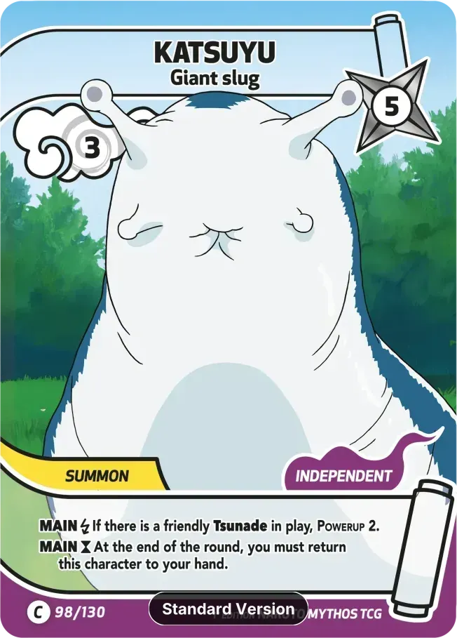 Katsuyu - Giant Slug — Konoha Shidō (2nd Edition) — Naruto Mythos TCG