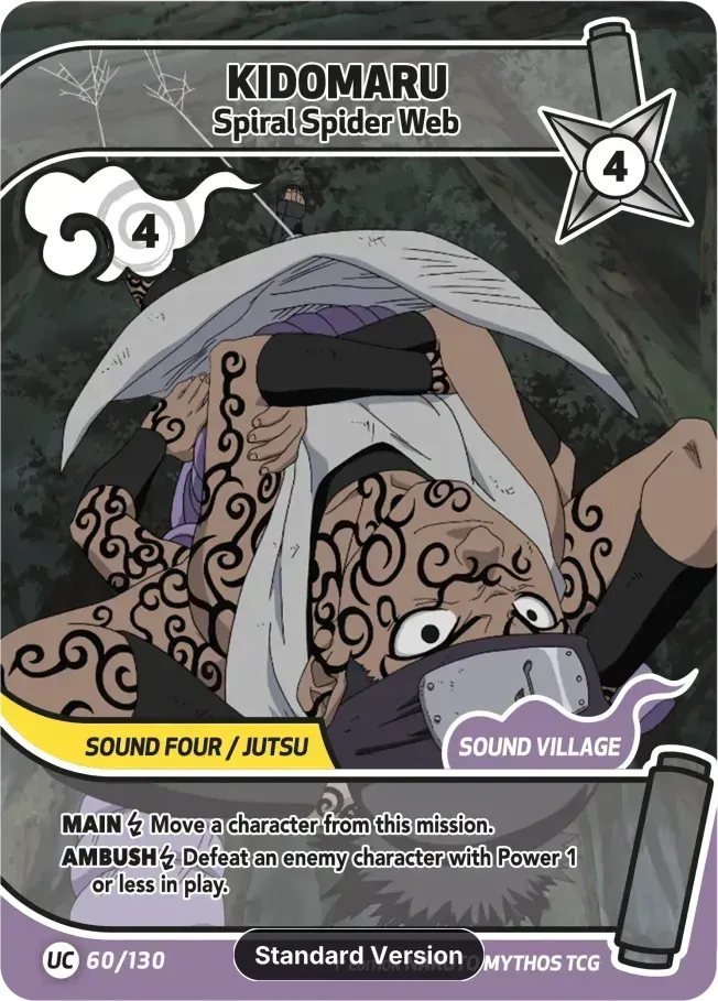 Kidômaru - Déploiement de la Toile — Konoha Shidō (2nd Edition) — Naruto Mythos TCG