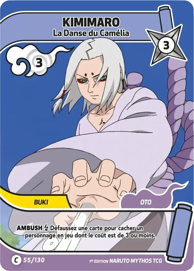 Kimimaro - La Danse du Camélia — Konoha Shidō (2nd Edition) — Naruto Mythos TCG