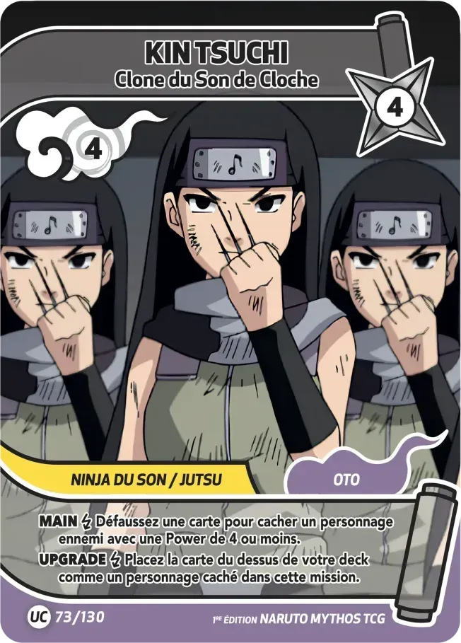 Kin Tsuchi - Clone du Son de Cloche — Konoha Shidō (2nd Edition) — Naruto Mythos TCG
