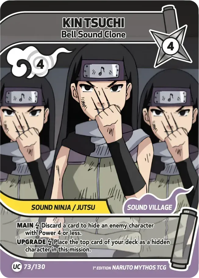 Kin Tsuchi - Bell Sound Clone — Konoha Shidō (2nd Edition) — Naruto Mythos TCG