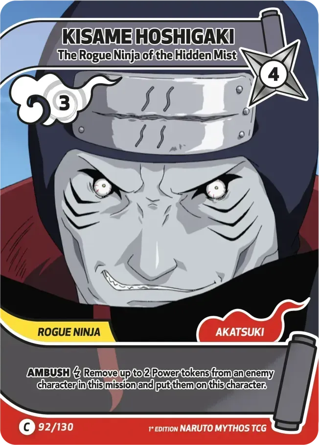 Kisame Hoshigaki - Le Ninja déserteur du Village caché du Brouillard — Konoha Shidō (2nd Edition) — Naruto Mythos TCG