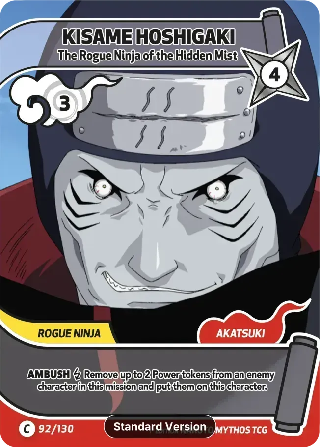 Kisame Hoshigaki - Rogue Ninja of the Hidden Mist from Konoha Shidō (2nd Edition) - Naruto Mythos TCG