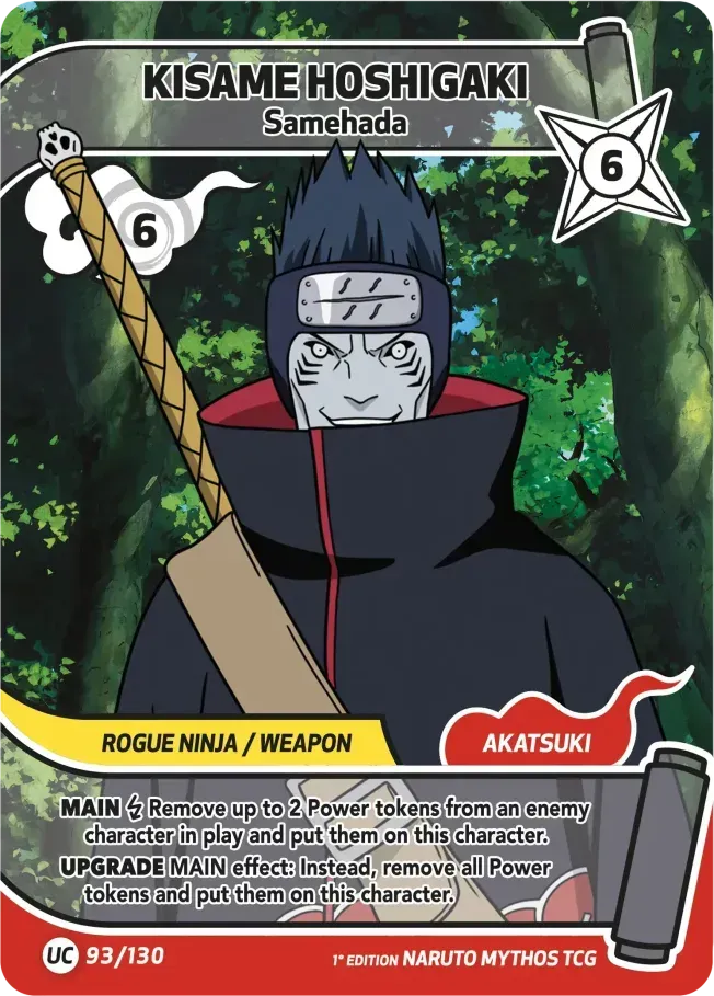 Kisame Hoshigaki - Samehada — Konoha Shidō (2nd Edition) — Naruto Mythos TCG