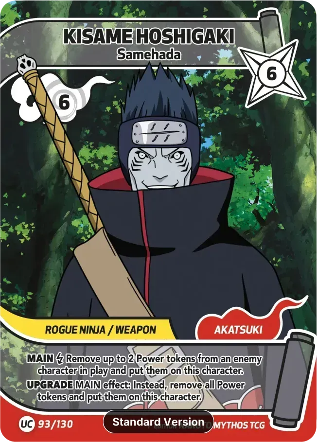 Kisame Hoshigaki - Samehada — Konoha Shidō (2nd Edition) — Naruto Mythos TCG