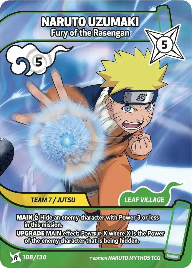 Naruto Uzumaki - Rasengan — Konoha Shidō (2nd Edition) — Naruto Mythos TCG