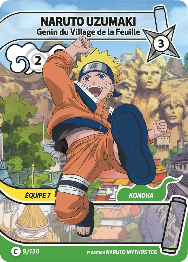 Full Art - Genin du Village de la Feuille — Konoha Shidō (2nd Edition) — Naruto Mythos TCG