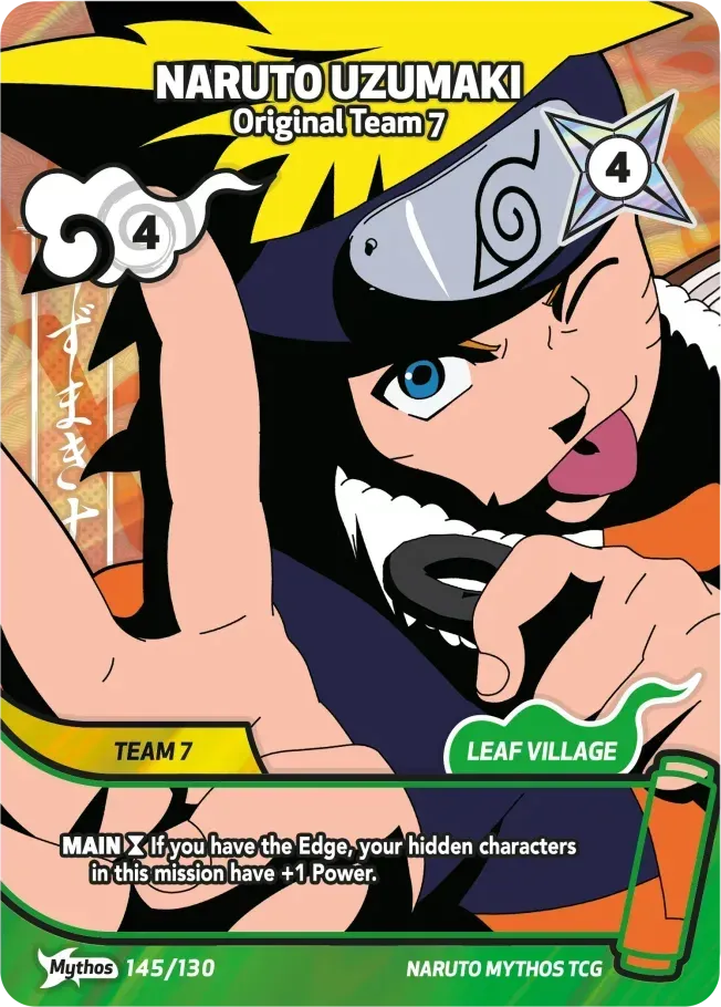 Naruto Uzumaki - Original Team 7 — Konoha Shidō (2nd Edition) — Naruto Mythos TCG