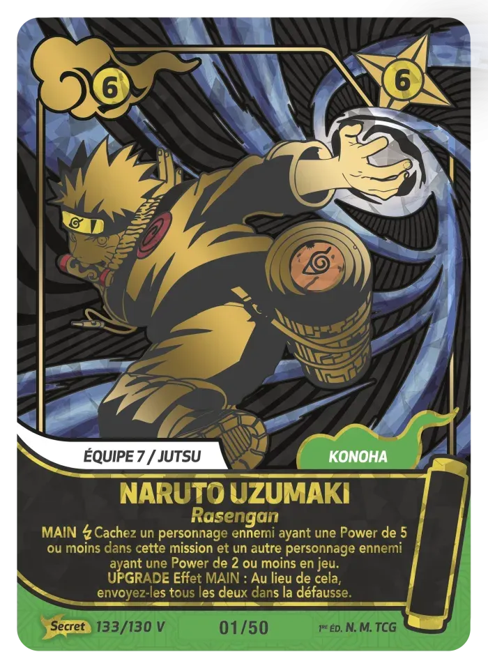 Naruto Uzumaki - Rasengan — Konoha Shidō (2nd Edition) — Naruto Mythos TCG