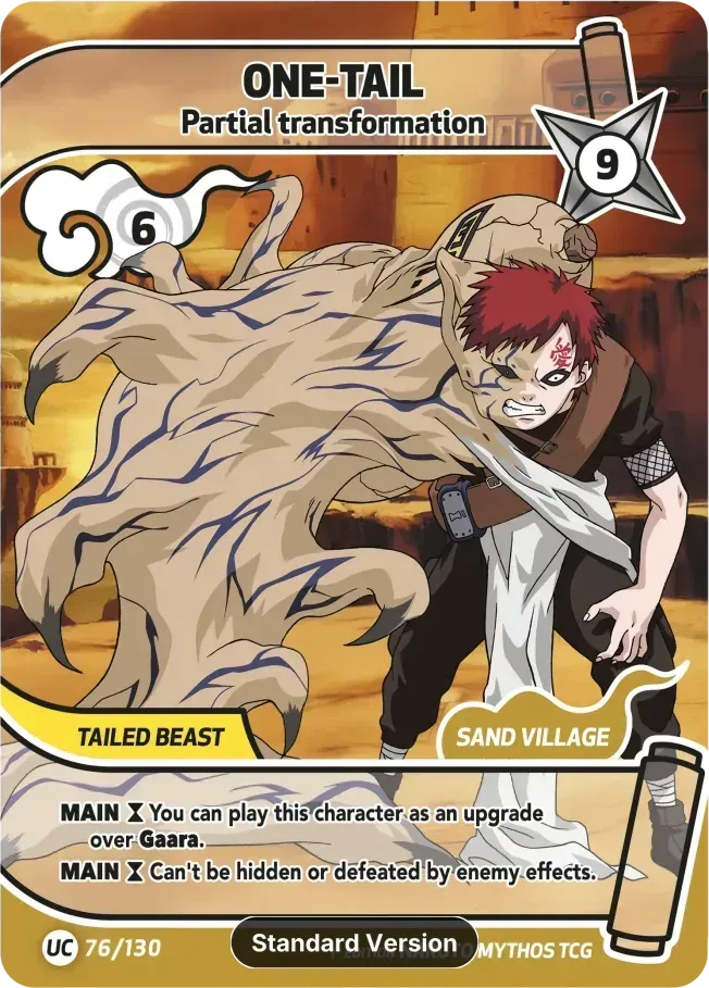 One-Tail - Partial transformation — Konoha Shidō (2nd Edition) — Naruto Mythos TCG