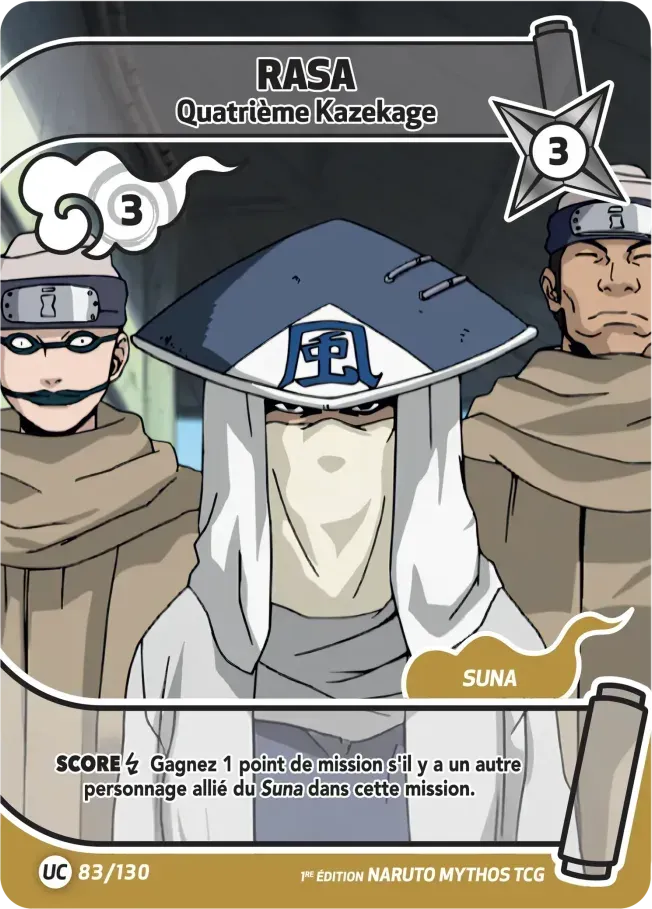 Rasa - Quatrième Kazekage — Konoha Shidō (2nd Edition) — Naruto Mythos TCG