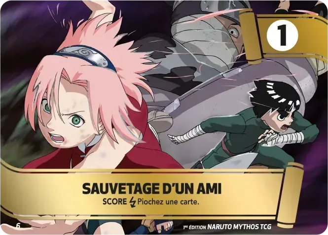 Sauvetage D’Un Ami — Konoha Shidō (2nd Edition) — Naruto Mythos TCG