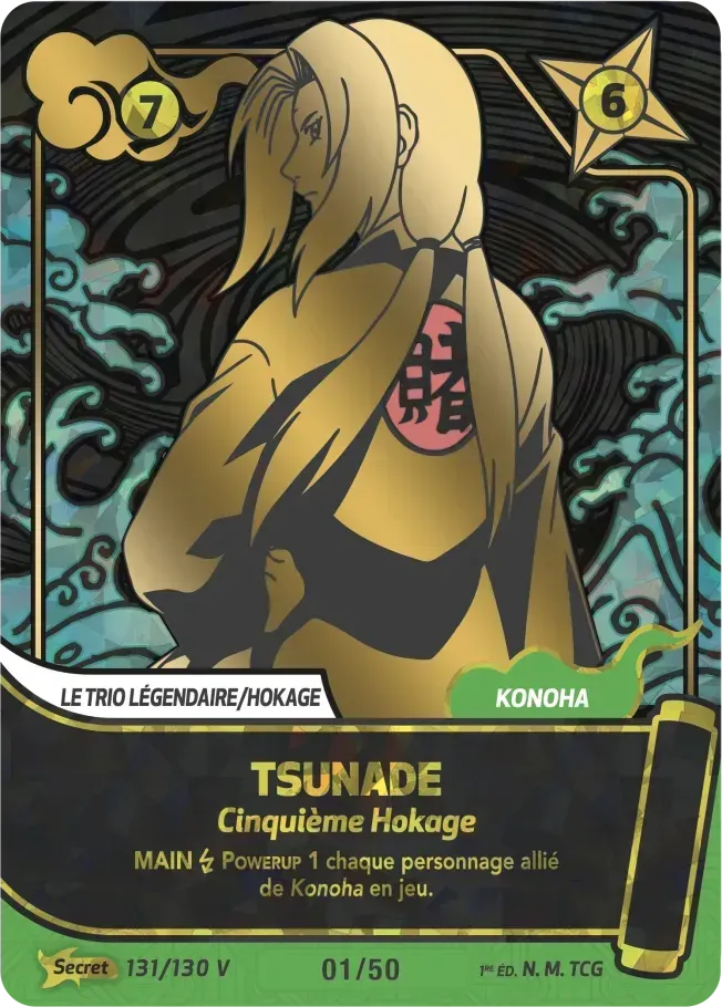 Tsunade - Cinquième Hokage — Konoha Shidō (2nd Edition) — Naruto Mythos TCG