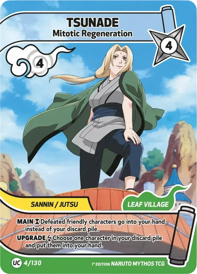 Tsunade - Mitotic Regeneration — Konoha Shidō (2nd Edition) — Naruto Mythos TCG