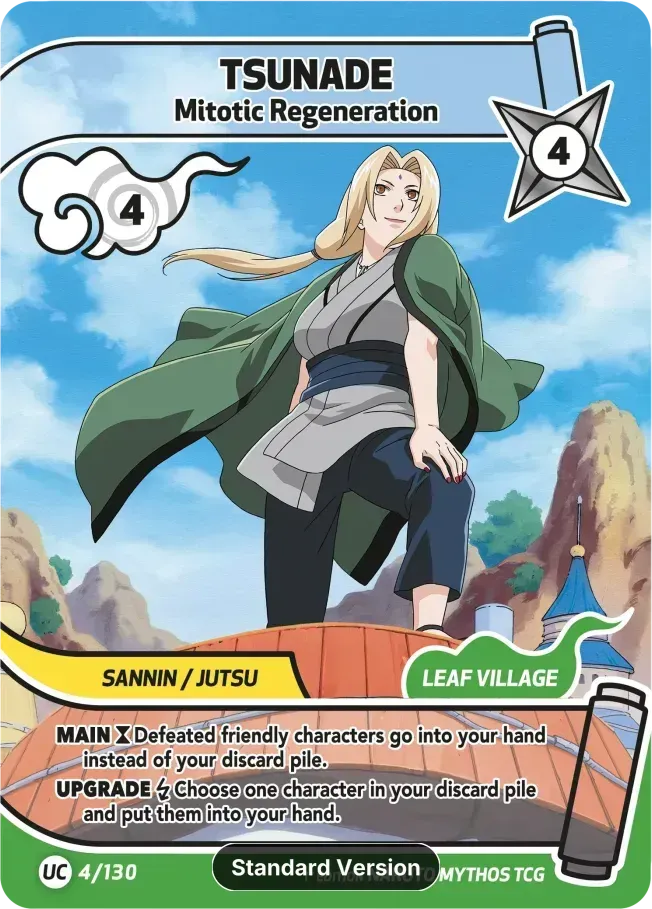 Tsunade - Mitotic Regeneration — Konoha Shidō (2nd Edition) — Naruto Mythos TCG