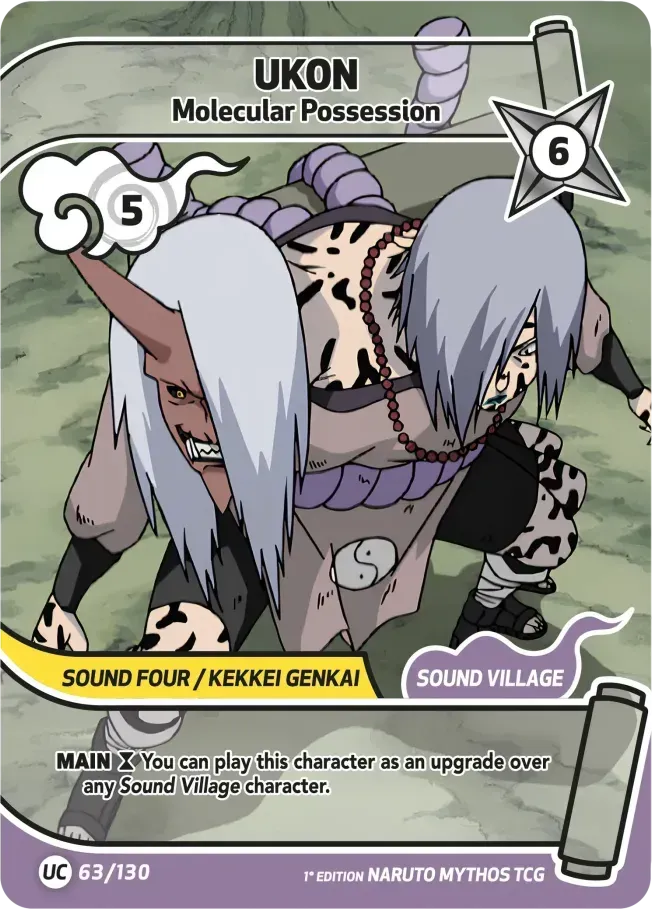 Ukon - Molecular Possession — Konoha Shidō (2nd Edition) — Naruto Mythos TCG