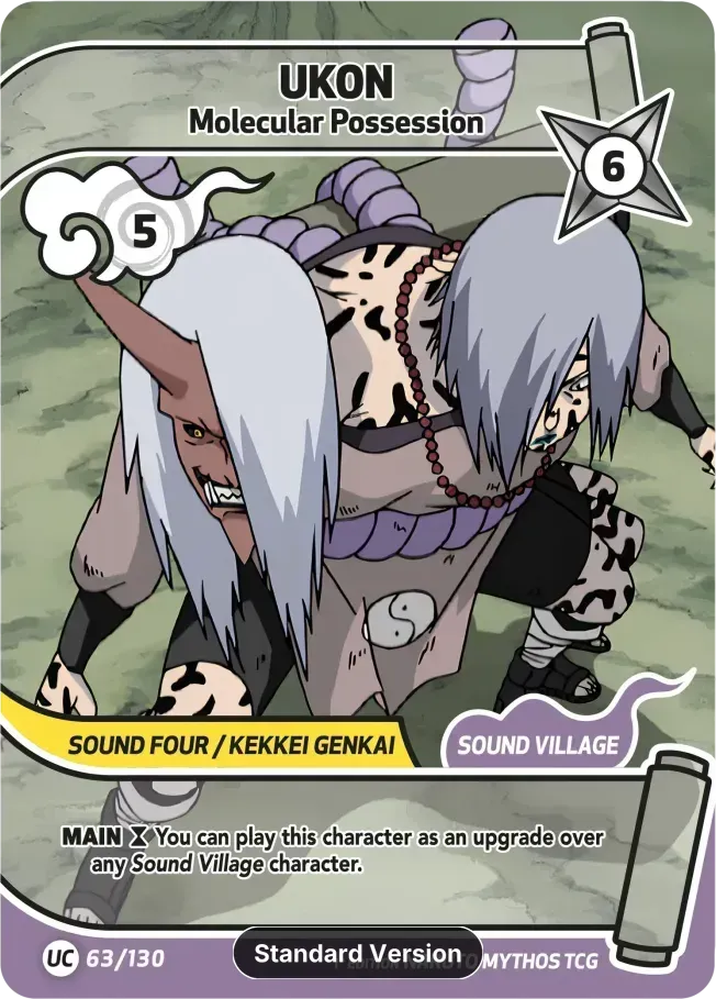 Sakon - Possession Moléculaire — Konoha Shidō (2nd Edition) — Naruto Mythos TCG