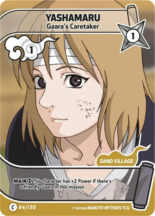 Yashamaru - Gaara's Caretaker — Konoha Shidō (2nd Edition) — Naruto Mythos TCG