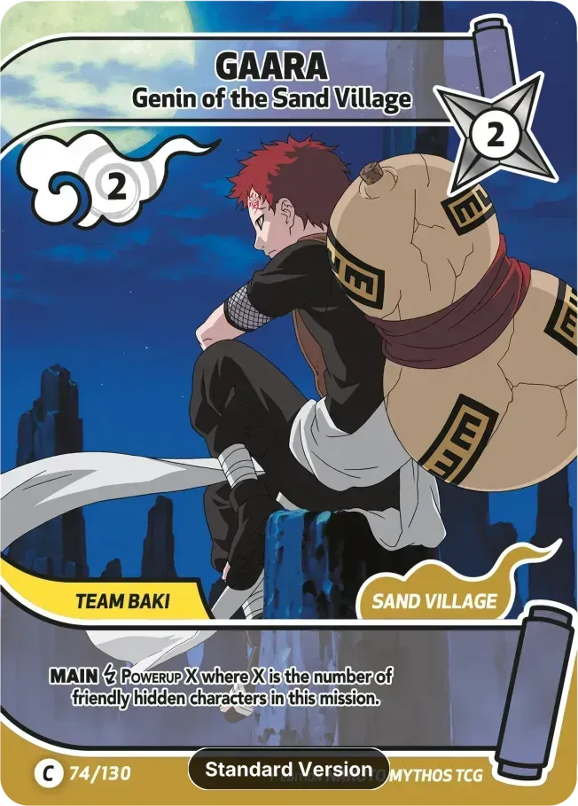 Gaara - Genin of the Sand Village — Konoha Shidō — Naruto Mythos TCG