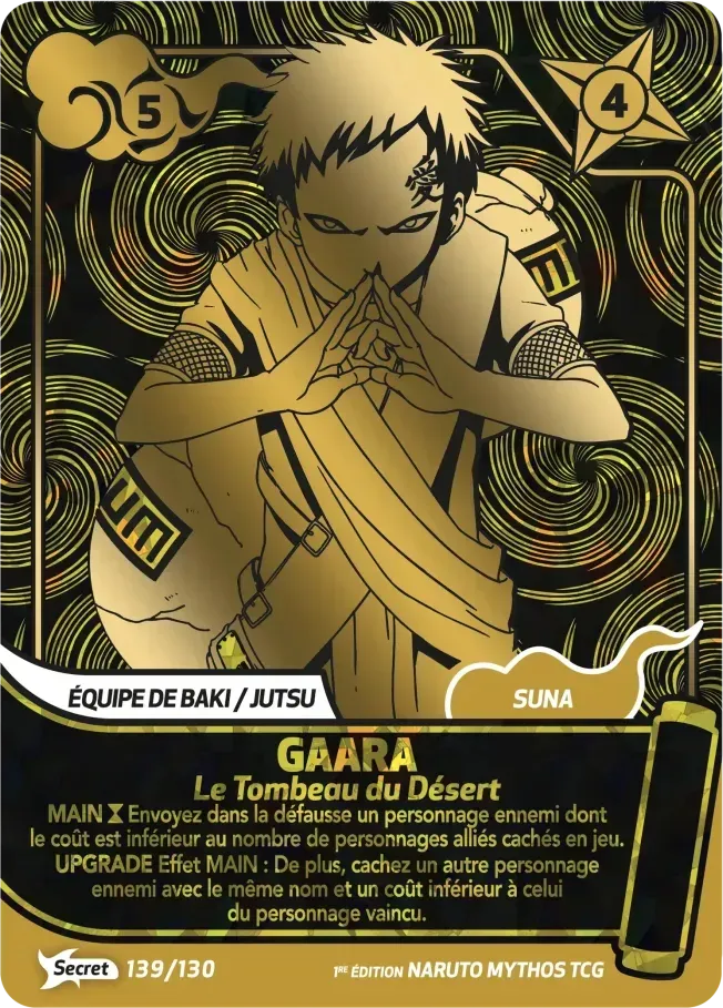 Gaara - Le Tombeau du Désert from Konoha Shidō - Naruto Mythos TCG