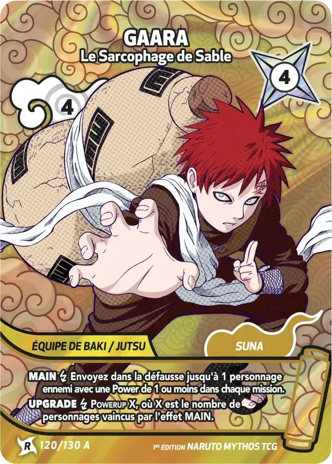 Gaara - Le Sarcophage de Sable — Konoha Shidō — Naruto Mythos TCG