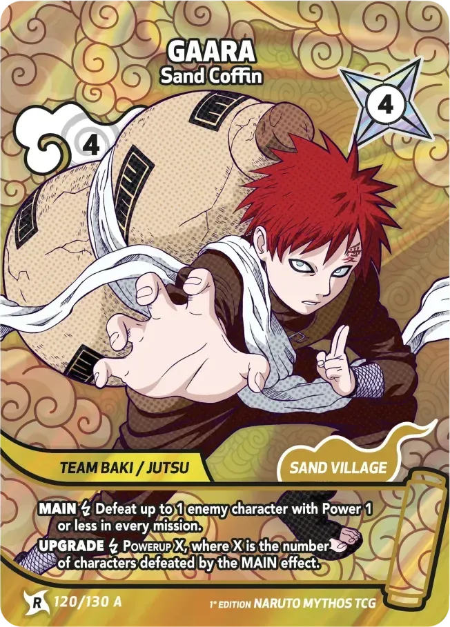 Gaara - Le Sarcophage de Sable — Konoha Shidō — Naruto Mythos TCG