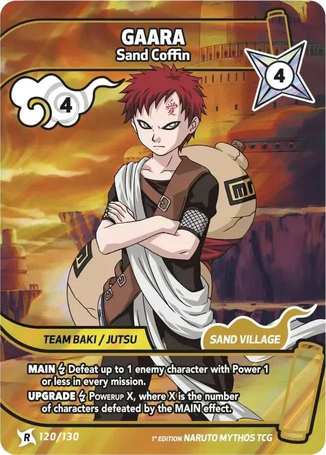 Gaara - Sand Coffin — Konoha Shidō — Naruto Mythos TCG